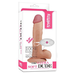 Ultra Soft Dude Gode vibrant Leo Vibe Soft Dude 18 x 4.5cm